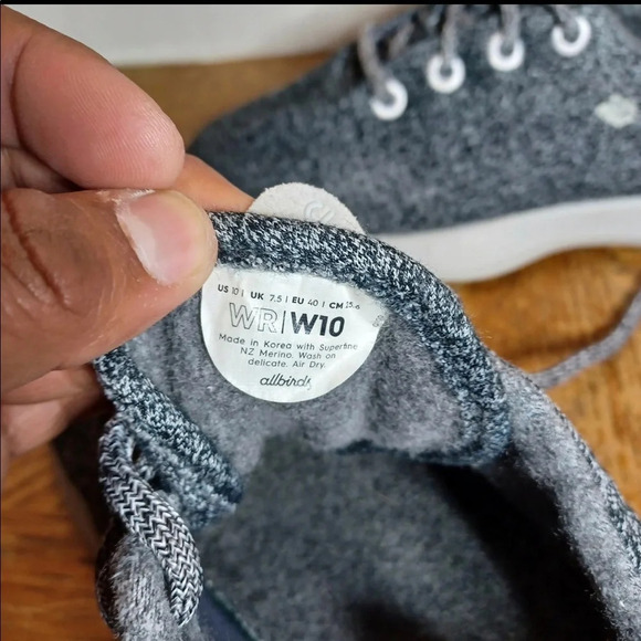 ALLBIRDS Gray Merino Wool Runners Women's Sneakers Size WR W10 (271 Box 31) - Picture 9 of 10